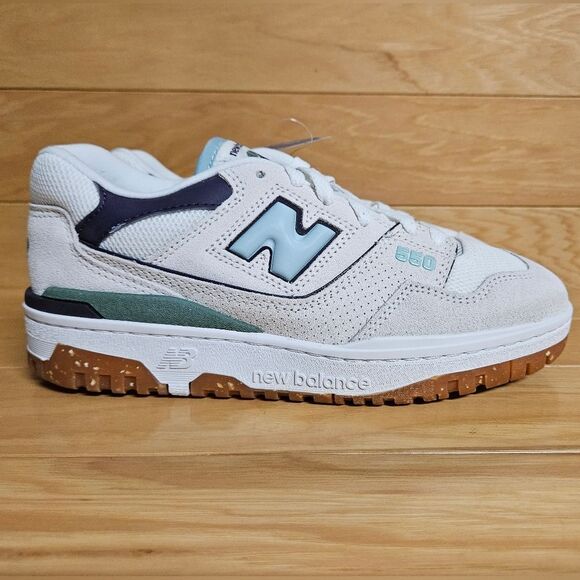 New Balance Shoes - New Balance 550 Sea Salt White Grey Womens Shoe Sneaker BBW550NB